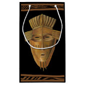 Afrikanische Maskenmalerei von Chariklia Zarris Kleine Geschenktüte (Rückseite)