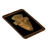 Afrikanische Maskenmalerei von Chariklia Zarris Magnet (Rechte Seite)