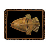 Afrikanische Maskenmalerei von Chariklia Zarris Magnet (Horizontal)