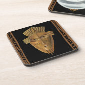 Afrikanische Maskenmalerei von Chariklia Zarris Untersetzer (Linke Seite)