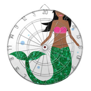 afrikanische Meerjungfrau Dartscheibe