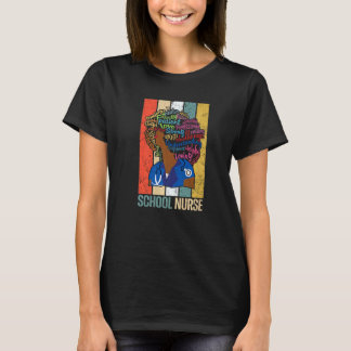 Afrikanische Melanin-Schulkrankenschwester Melanin T-Shirt