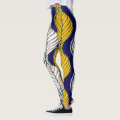 afrikanische Mode Nahtloses Muster Leggings (Links)
