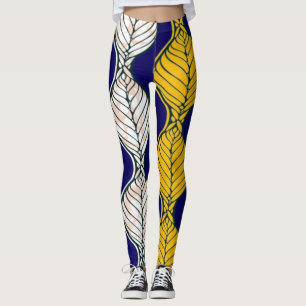 afrikanische Mode Nahtloses Muster Leggings