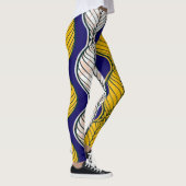 afrikanische Mode Nahtloses Muster Leggings (Rechts)