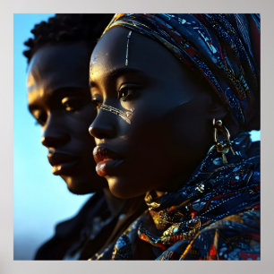 Afrikanische Modekunst Poster