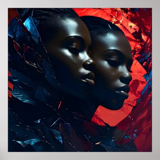 Afrikanische Modekunst Poster (Vorne)