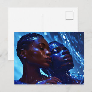 Afrikanische Modekunst Postkarte