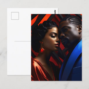 Afrikanische Modekunst Postkarte