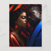 Afrikanische Modekunst Postkarte (Vorderseite)