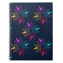 afrikanische, moderne schicke Sterne - marineblau