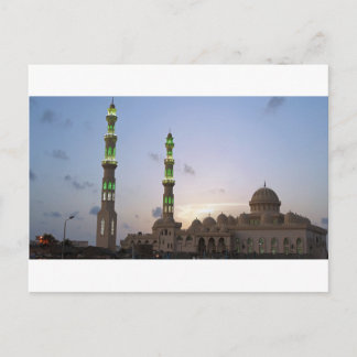 afrikanische Moschee Postkarte