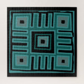 Afrikanische Mud Cloth Pattern Puzzle (Vertikal)