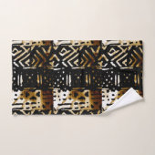 afrikanische Mud Cloud Print Badhandtuch Set (Handtuch)