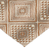 afrikanische Mud Cloud Print Kurzer Tischläufer (Ecke)