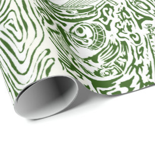 Afrikanische Musikinstrumente Geschenkpapier
