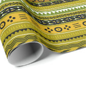 Afrikanische Muster-Mischung Geschenkpapier (Rolleneckpunkt)