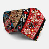 Afrikanische Muster, orientalisches Muster Krawatte (Gerollt)