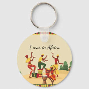 Afrikanische Muster-Tasche Ankara-Druck Kultur Schlüsselanhänger