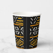 Afrikanische Musterpapierkopien Pappbecher (Rechts)