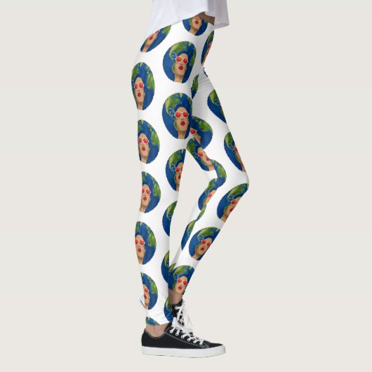 afrikanische Mutter-Erde-Tag-Leggings Leggings (Rechts)