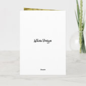 Afrikanische Muttertagskarte Dankeskarte (Rückseite)