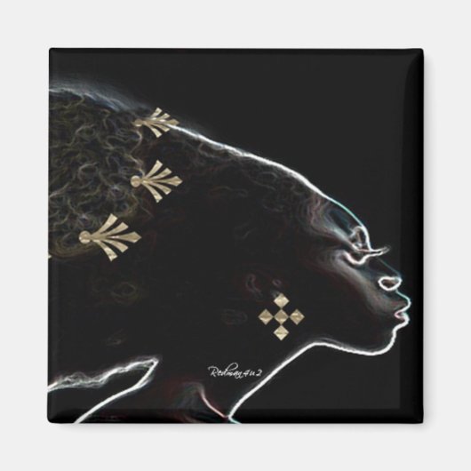 Afrikanische Nächte in Gold Magnet (Vorne)