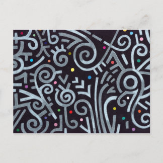 Afrikanische Nachtpostkarte Postkarte