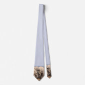 afrikanische Naturfotografie Elefantengetränke Krawatte (Vorderseite)