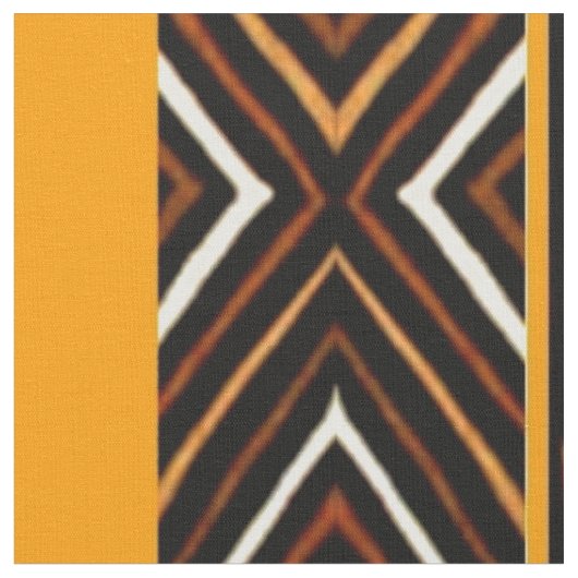 Afrikanische Orange Stoff (Nahaufnahme)