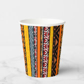 Afrikanische Patttern Mix Paper Cups Pappbecher (Rechts)