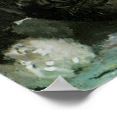 Afrikanische Peonings von Frederic Bazille, Blume Poster (Ecke)