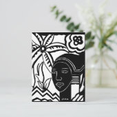 Afrikanische Phantasy Postkarte (Stehend Vorderseite)