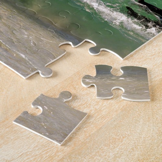 Afrikanische Pinguine schwimmen am Strand Puzzle (Seite)
