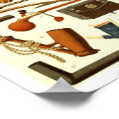 afrikanische Pipes- und Rauschprogramme Poster (Ecke)