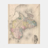 Afrikanische Politik Fleecedecke (Vorderseite)