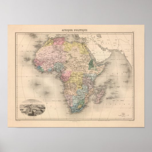 Afrikanische Politik Poster (Vorne)