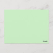 afrikanische Postkarte (Rückseite)