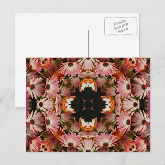 Afrikanische Postkarte (Vorne/Hinten)