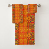 afrikanische Print Badhandtuch Set (Insitu)
