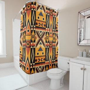 afrikanische Print Duschvorhang