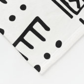 afrikanische Print Fleecedecke (Ecke)