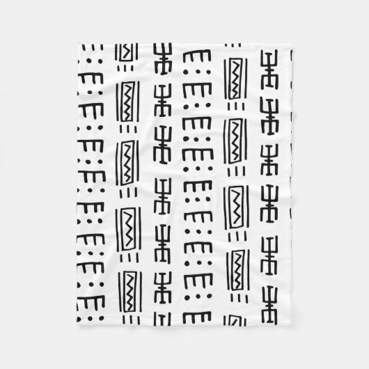 afrikanische Print Fleecedecke (Vorderseite)