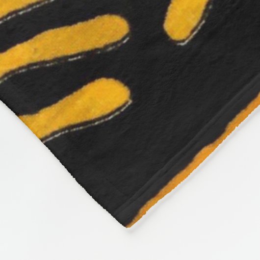 afrikanische Print Fleecedecke (Ecke)