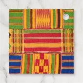 afrikanische Print Geschenkanhänger (Rückseite)