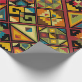 afrikanische Print Geschenkpapier (Ecke)