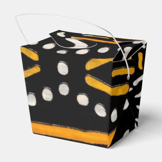 afrikanische Print Geschenkschachtel (Rückseite)