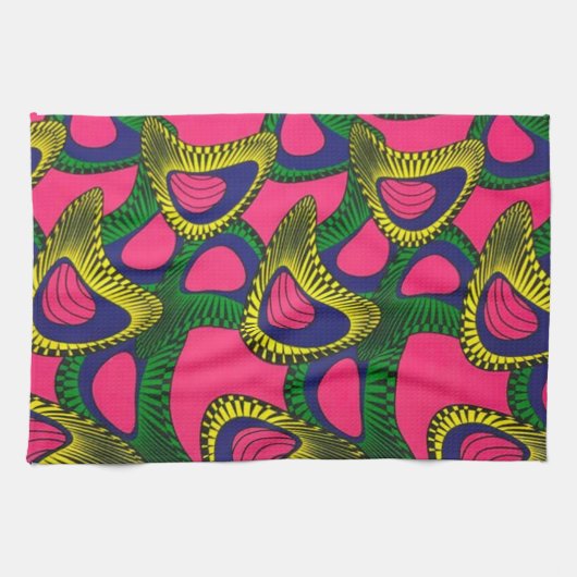 afrikanische Print Geschirrtuch (Horizontal)