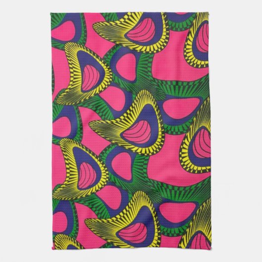 afrikanische Print Geschirrtuch (Vertikal)