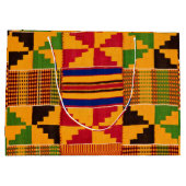 afrikanische Print Große Geschenktüte (Rückseite)